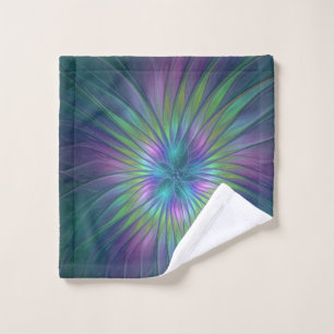 Imaginaire brillant coloré Fleur Abstrait Fractal