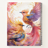 Imaginaire Carnet coloré d'oiseaux (Dos)