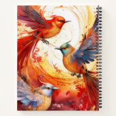 Imaginaire Carnet coloré d'oiseaux (Dos)