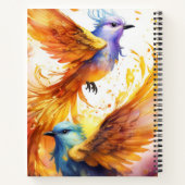Imaginaire Carnet coloré d'oiseaux (Dos)