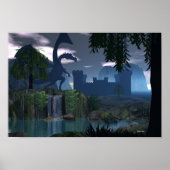 Imaginaire cascade avec Poster du Dragon (Devant)
