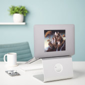 Imaginaire Castle Imaginaire Art Sticker (Ordinateur portable sur le bureau)