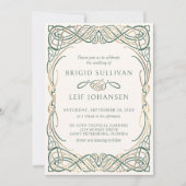 Imaginaire Celtic Médieval Faire-part de mariage (Devant)