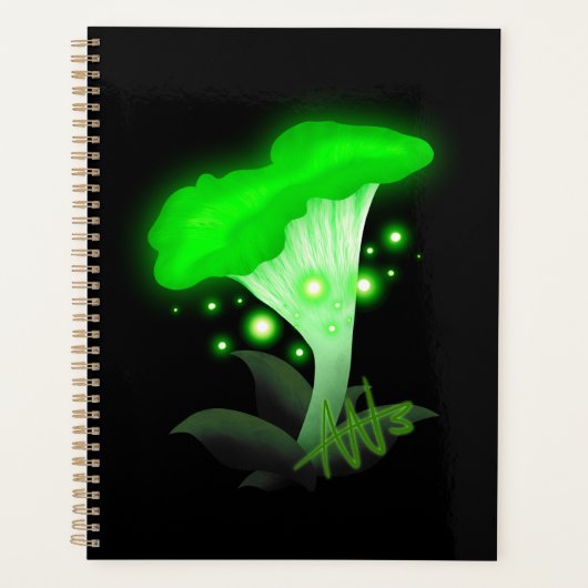 Imaginaire Chanterelle Champignon vert brillant (Devant)
