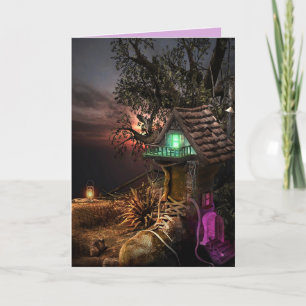 IMAGINAIRE CHAUSSÉE CARTE D'ANNIVERSAIRE