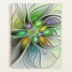Imaginaire coloré Fleur moderne Abstrait Fractal