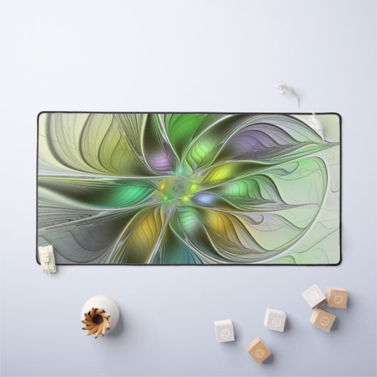 Imaginaire coloré Fleur moderne Abstrait Fractal (Tableau pour enfants)