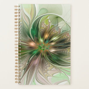 Imaginaire coloré Moderne Fleur Fractale Abstraite