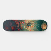 Imaginaire cosmic robot skateboard art (Horz)