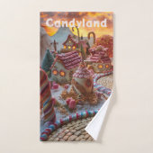 Imaginaire de Candyland (Serviette à main)