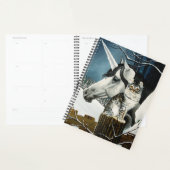 Imaginaire de chat de la licorne blanche (Devant avec enveloppe)