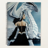 Imaginaire de dragon blanc de la reine d'hiver (Devant)