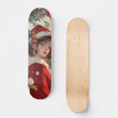 Imaginaire de Noël : Skateboard de vacances romant (Recto)