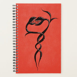 Imaginaire de serpent rouge créature goth