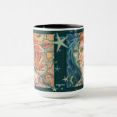 Imaginaire déesse Mug avec Lune Soleil et étoiles (Centre)