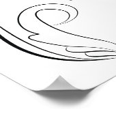 Imaginaire dessin oeil pour adultes affiche de col (Coin)