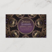 Imaginaire d'or antique Carte de visite médiéval (Dos)