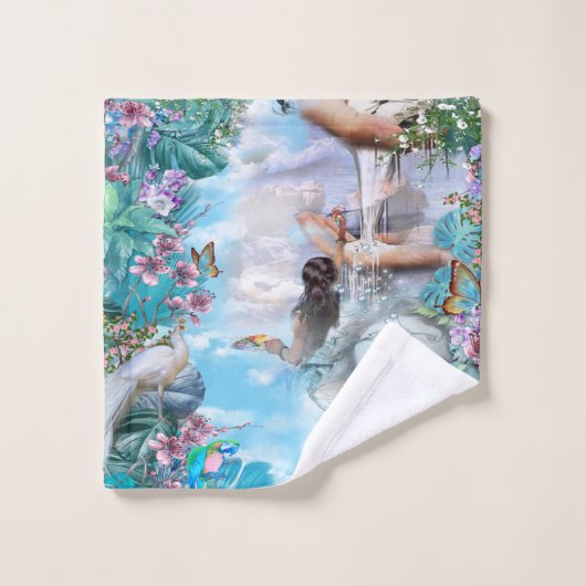 Imaginaire du surréalisme tropical (Gant de toilette)