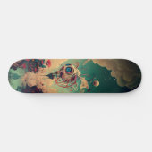Imaginaire espace robot skateboard d'art (Horz)