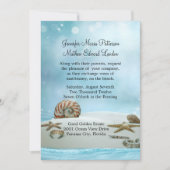 Imaginaire Ethereal Beach Mariage Invitation (Devant)