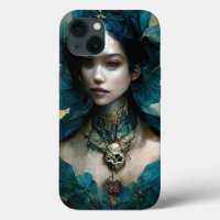 Imaginaire Fée Bleu Art Coque-Mate coque iphone