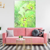 Imaginaire Fée Vert toile d'art Imprimer (Insitu(Salon))