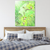 Imaginaire Fée Vert toile d'art Imprimer (Insitu(Chambre))