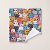 Imaginaire Feline : Cute Anime Cats Galore (Gant de toilette)