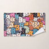 Imaginaire Feline : Cute Anime Cats Galore (Serviette à main)
