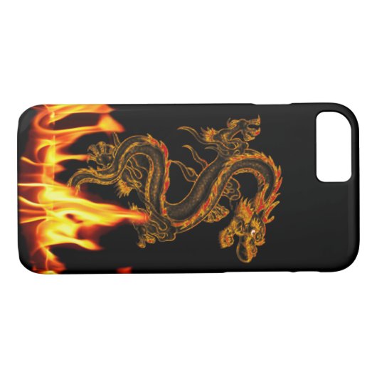 Imaginaire Fire Dragon iPhone 7 coque (Dos (Horizontal))