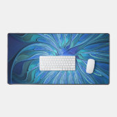 Imaginaire Fleur Bleue Motif, Art Fractal Abstrait (Clavier et souris)