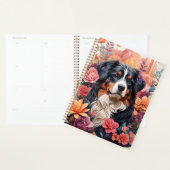 imaginaire floral 3D Bernese Mountain Dog Birds Vi (Devant avec enveloppe)