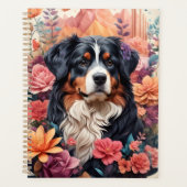 imaginaire floral 3D Bernese Mountain Dog Birds Vi (Devant)