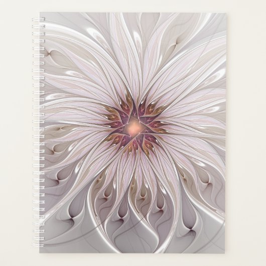 Imaginaire Floral, Abstraite Fleur Pastel Moderne (Devant)