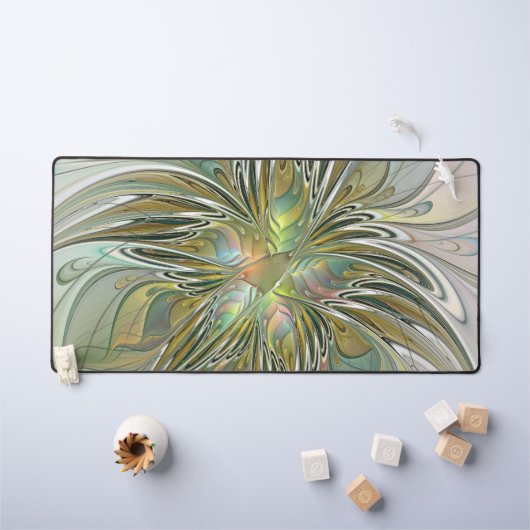 Imaginaire Floral Fleur Art Fractal Moderne Avec O (Tableau pour enfants)