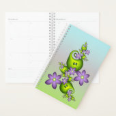 Imaginaire Floral Fleurs Lilac Formes vertes Fract (Devant avec enveloppe)