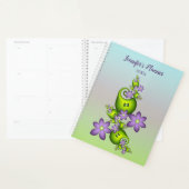 Imaginaire floral Lilac Fleurs vertes Nom fractal (Devant avec enveloppe)