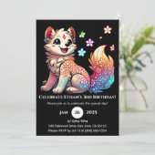 Imaginaire Floral Pup Invitation Anniversaire (Debout devant)