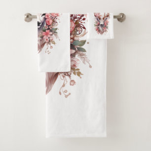 🌸 Imaginaire Floral Serviette de cerf 🦌