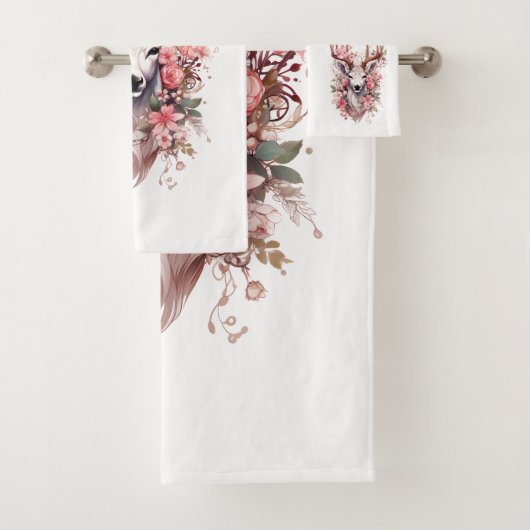 🌸 Imaginaire Floral Serviette de cerf 🦌 (En situation)
