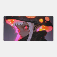 Imaginaire foncé Champignons Elf Anime Girl