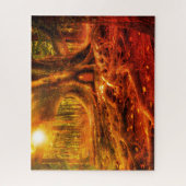 Imaginaire forêt art puzzle puzzle, forêt enchanté (Vertical)