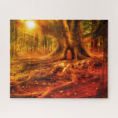 Imaginaire forêt art puzzle puzzle, forêt enchanté (Horizontal)