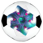 Imaginaire Fractale Frotle balle de football (Tourné)