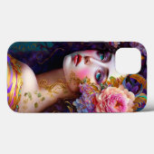 Imaginaire Glam Femme Pop Art Coque-Mate coque iph (Verso (horizontal))