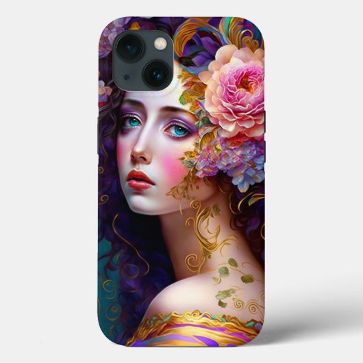 Imaginaire Glam Femme Pop Art Coque-Mate coque iph (Verso)