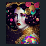 Imaginaire Glam Femme Pop Art Poster<br><div class="desc">Imaginaire,  Sci-fi & Horror art by The Lunarium.</div>