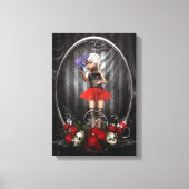 imaginaire goth poupée fille toile art (Recto)