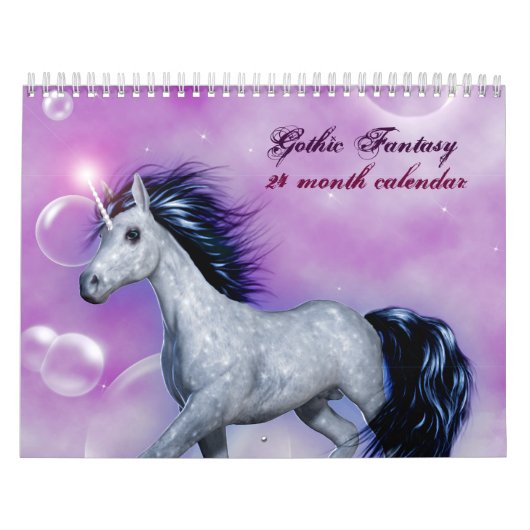 Imaginaire gothique 2012 Calendrier des 24 mois (Protection)