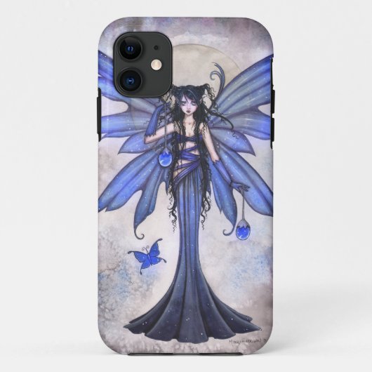 Imaginaire gothique Fairy coque iphone par Molly H (Dos)